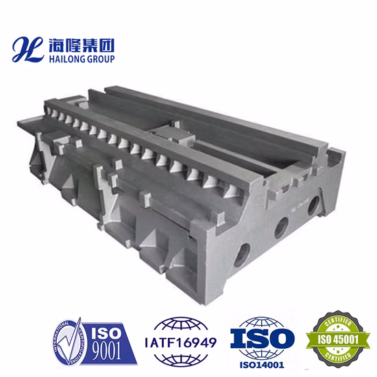 High Manganese Steel Cast Petroleum Industry Casting Cast Iron CNC Milling Machine Frame