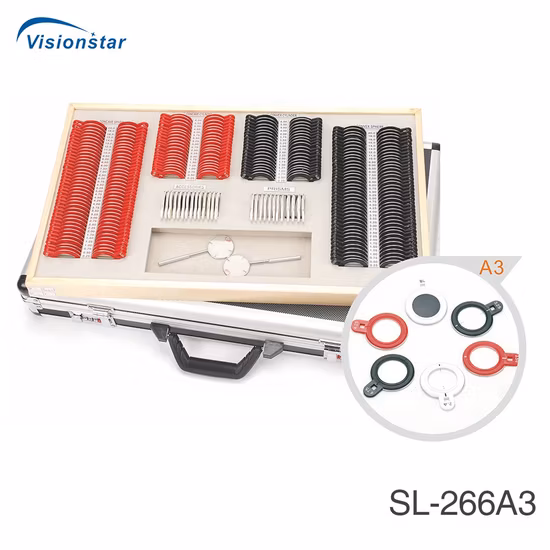 36.5mm Optometry Vision Test Optical Trial Lens Set SL