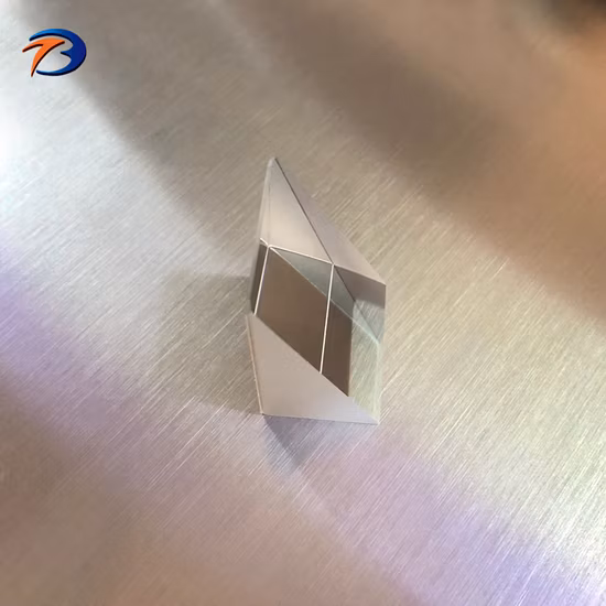 Custom Right Angle Prism High Reflection Coating Optical Rectangular Glass Lens